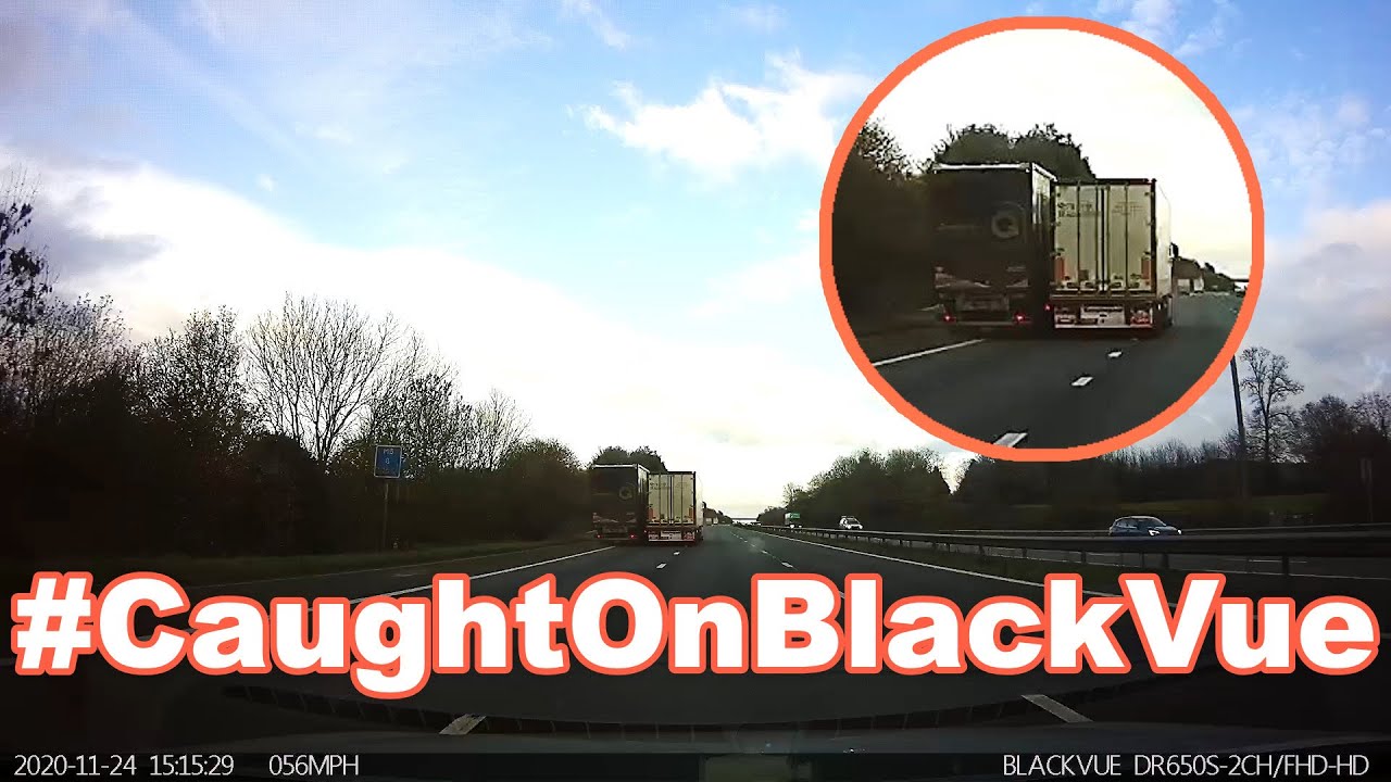 Truck Drivers’ Heated Dispute On A Highway #CaughtOnBlackVue